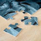 熱帯の水のカラーパラダイス：ジャングルの花 ジグソーパズル (側面)