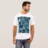 熱帯の水のカラーパラダイス:ジャングルの花 Tシャツ (正面フル)
