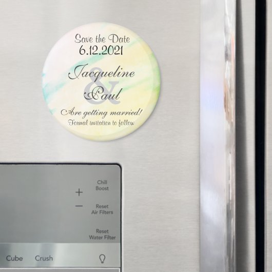 熱帯の水のカラーマグネットを保存する マグネット (インサイチュ (冷蔵庫))