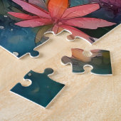 熱帯の水の色のシーンパズル ジグソーパズル (側面)