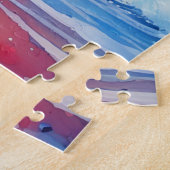 熱帯の水の色のシーンパズル ジグソーパズル (側面)