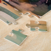 熱帯の水の色のシーンパズル ジグソーパズル (側面)