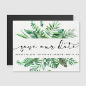 熱帯の水の色の救葉が私たちの日付V1 (正面/裏面)