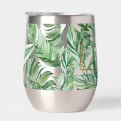 熱帯の水の色の緑の離れ金ゴールドの愛（薄い） (右面)