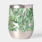 熱帯の水の色の緑の離れ金ゴールドの愛（薄い） (左面)