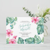 熱帯の水の色ハイビスカスフラワーカップルシャワー (スタンド正面)