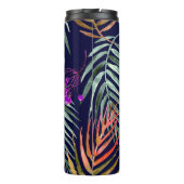 熱帯の水の色葉の抽象芸術、スプラッシュ。 タンブラー (裏面)