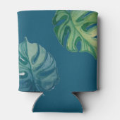 熱帯の水色の葉 缶クーラー (裏面)