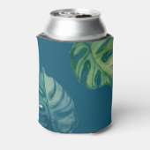 熱帯の水色の葉 缶クーラー (缶裏面)