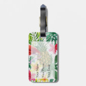 熱帯の水色 ラゲッジタグ (裏面縦)