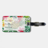 熱帯の水色 ラゲッジタグ (裏面横)