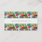 熱帯の水色 名刺 (裏面)