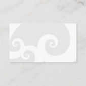 熱帯の波イエローハイビスカス目的地の結婚式 プレイスカード (裏面)