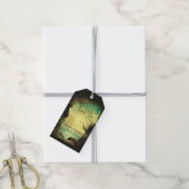 熱帯の海を見下ろす洞窟の写真 – ありがとう ギフトタグ (より糸付き)