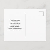 熱帯の海を見下ろす洞窟の美しい景色 サンキュー ポストカード (裏面)