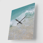 熱帯の海岸線#1の#ocean #wall #art スクエア壁時計 (傾斜)