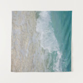 熱帯の海岸線#1の#ocean #wall #art タペストリー (正面(横))