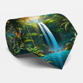 熱帯の滝 ネクタイ (ロール)