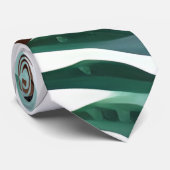 熱帯の白いオウム模様 ネクタイ (ロール)