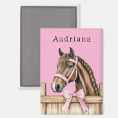 熱帯の白い蘭の花 マグネット (正面/裏面)