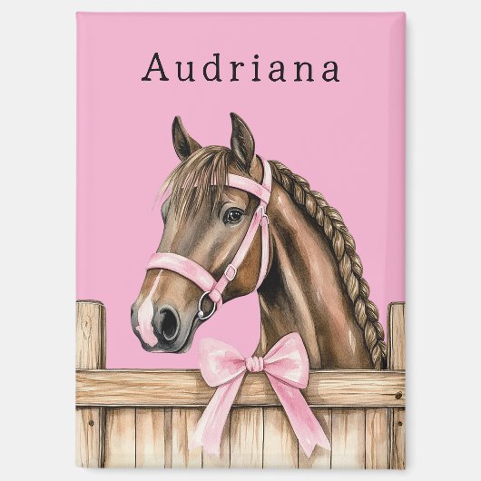 熱帯の白い蘭の花 マグネット (正面)