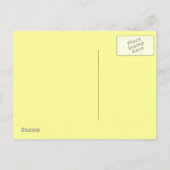 熱帯の目的地の結婚式の日付を保存 案内ポストカード (裏面)