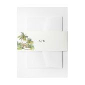 熱帯の目的地 招待状ベリーバンド (正面例)