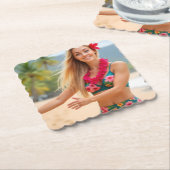 熱帯の瞬間：ヘレナのフラダンス ペーパーコースター (アングル)