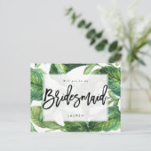 熱帯の緑が私の花嫁になる 案内ポストカード (スタンド正面)