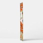 熱帯の緑のベージュ葉の、シームレスなパターン。 Case-Mate iPhoneケース (裏面 / 右)