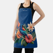 熱帯の至福：フローラ鮮やかーの融合 エプロン (インサイチュ)