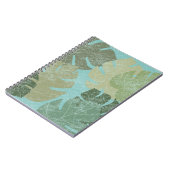 熱帯の色あせ葉た ノートブック (左側)