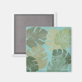 熱帯の色あせ葉た マグネット (正面/裏面)