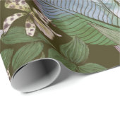 熱帯の花と熱帯のシームレスなパターン， b ラッピングペーパー (ロールコーナー)