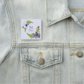 熱帯の花と葉水彩 名札 (インサイチュ)