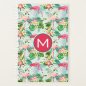 熱帯の花と鳥 |イニシャル プランナー手帳 (正面)