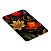 熱帯の花と鳥 |ヘッモダンケル マグネット (右側)