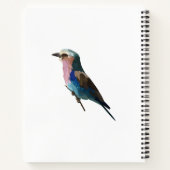 熱帯の花のイラスト、エキゾチックな鳥。 ノートブック (裏面)
