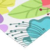 熱帯の花のシームレスなパターン テーブルクロス (アングル)