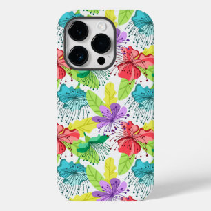 熱帯の花のシームレスなパターン Case-Mate iPhone 14 PROケース