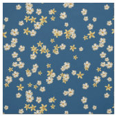 熱帯の花の穏やかなパターン ファブリック (見本)