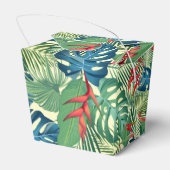 熱帯の花の緑ありがとう フェイバーボックス (裏面サイド)