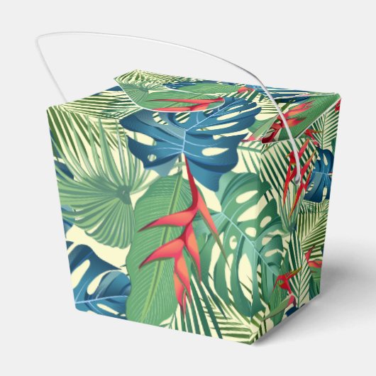 熱帯の花の緑ありがとう フェイバーボックス (裏面サイド)