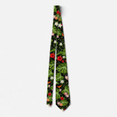 熱帯の花の背景3 ネクタイ (裏面)