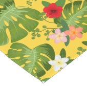 熱帯の花の背景9 ショートテーブルランナー (コーナー)