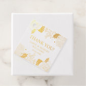 熱帯の花や葉花の枠 フェイバータグ (箱)