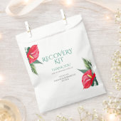 熱帯の花クラシー結婚の回復キットの好意 フェイバーバッグ (クリップ留めされた状態)