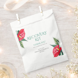 熱帯の花クラシー結婚の回復キットの好意 フェイバーバッグ