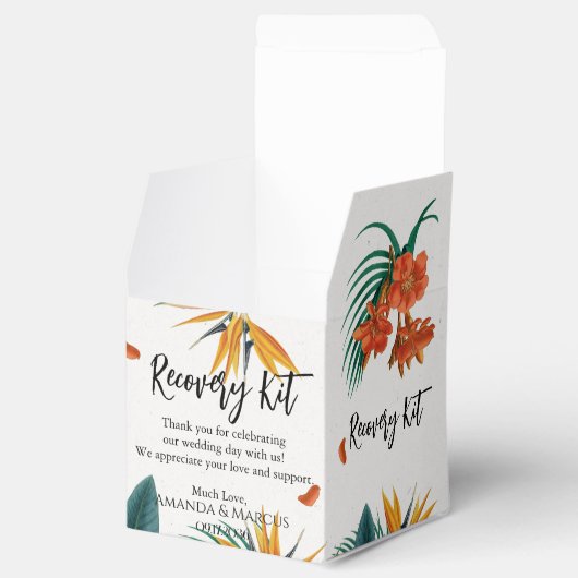 熱帯の花クラシー結婚の回復キット フェイバーボックス (オープン)