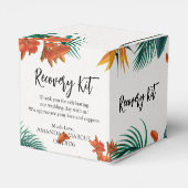 熱帯の花クラシー結婚の回復キット フェイバーボックス (裏面サイド)